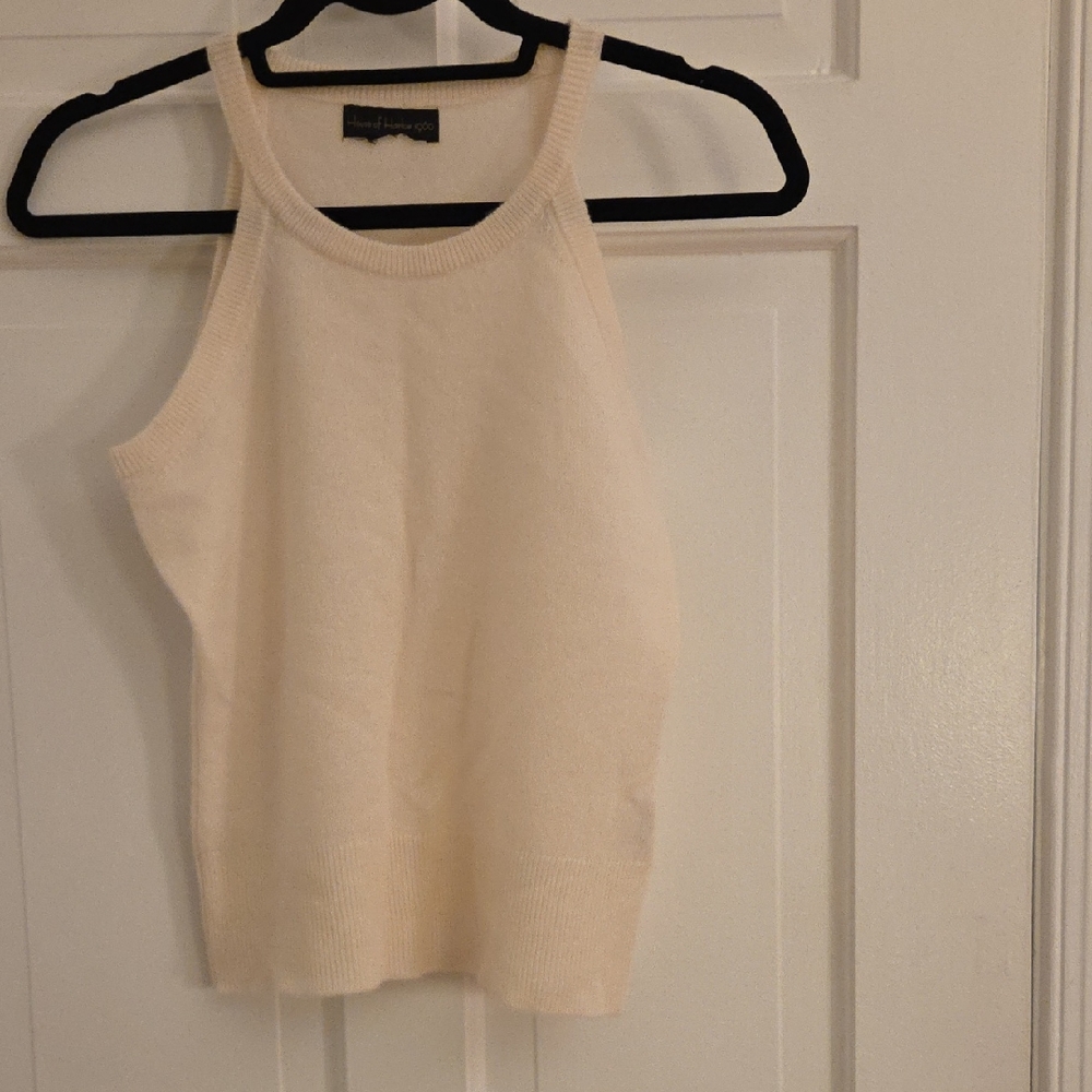 Cashmere Cream Tank Top